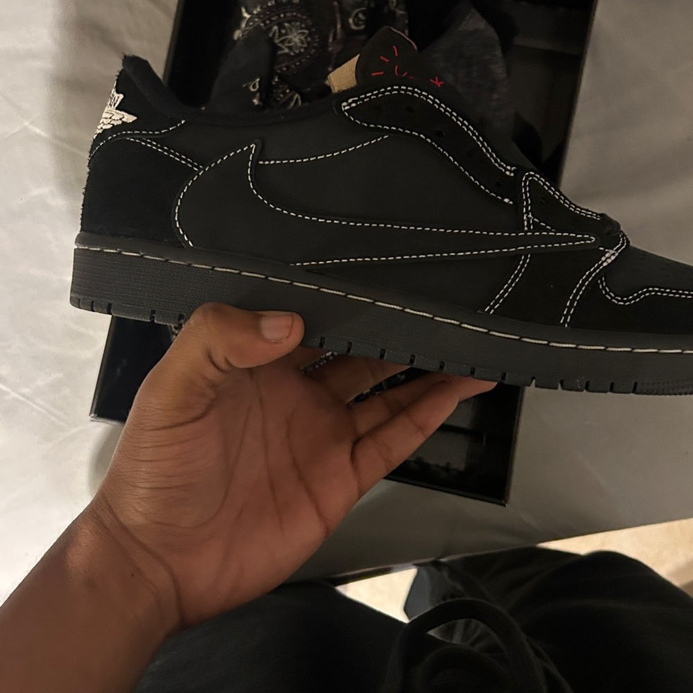 Travis Scott Phantom Black Air Jordan 1 Low